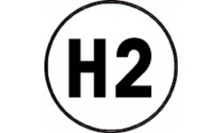 H2 - 10x10cm - Autocollant(sticker)