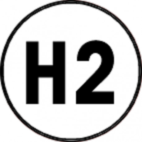 H2 - 15x15cm - Autocollant(sticker)