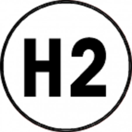 H2 - 20x20cm - Autocollant(sticker)