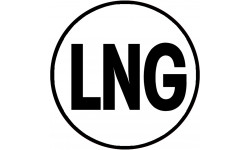 LNG - 5x5cm - Autocollant(sticker)