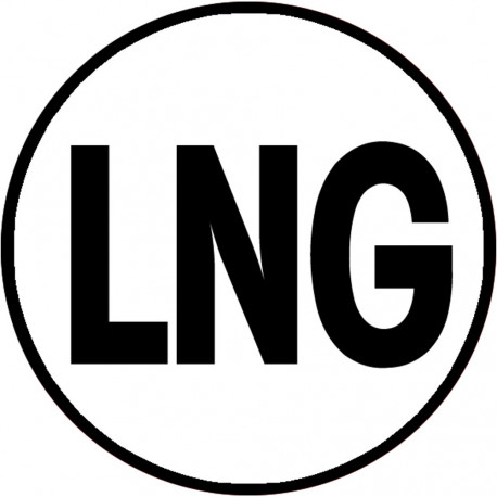 LNG - 5x5cm - Autocollant(sticker)