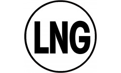 LNG - 20x20cm - Autocollant(sticker)