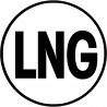 LNG - 20x20cm - Autocollant(sticker)