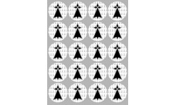 Hermine bretonne - 20fois 5cm - Autocollant(sticker)