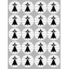 Hermine Bretagne (20 fois 5cm) - Sticker/autocollant