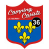 Campingcariste du Berry 36 Indre - 15x11.2cm - Autocollant(sticker)