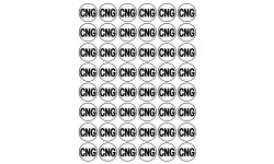 Série CNG - 48 stickers de 2.8cm - Autocollant(sticker)