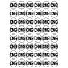 Série CNG - 48 stickers de 2.8cm - Sticker/autocollant