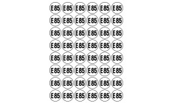 Série E85 - 48 stickers de 2.8cm - Autocollant(sticker)