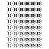 Série E5 - 48 stickers de 2.8cm - Sticker/autocollant