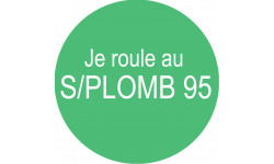 SANS PLOMB 95 - 10cm - Autocollant(sticker)