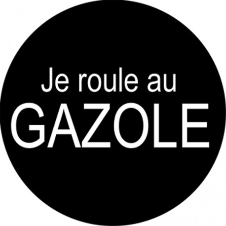 Sticker / autocollant GAZOLE : 10cm