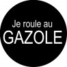 Sticker / autocollant GAZOLE : 10cm