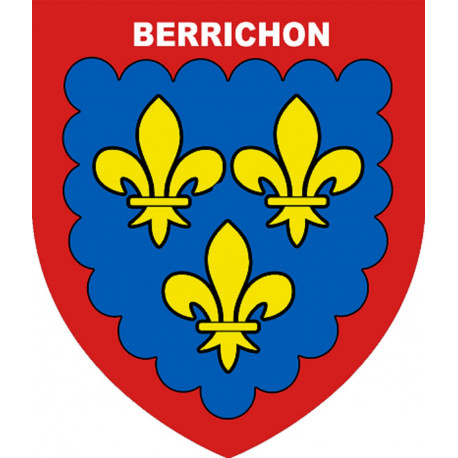 Blason Berrichon - 10x8.5cm - Autocollant(sticker)