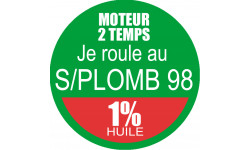 SANS PLOMB 98 - mélange 1 de 20cm - Autocollant(sticker)