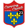 Camping cariste bu Berry 23 Creuse - 10x7.5cm - Autocollant(sticker)