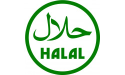 produit Halal - 5x5cm - Autocollant(sticker)