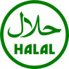 produit Halal - 5x5cm - Autocollant(sticker)