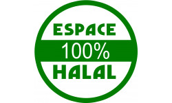 Halal 100 pourcent - 15x15cm - Autocollant(sticker)