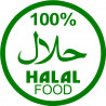 Halal food - 5x5cm - Autocollant(sticker)