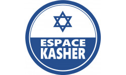 Espace Kasher - 5x5cm - Autocollant(sticker)