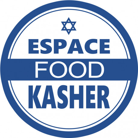 Kasher food - 5x5cm - Autocollant(sticker)