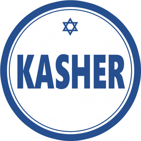 Kasher - 5x5cm - Autocollant(sticker)