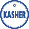 Kasher - 20x20cm - Sticker/autocollant