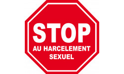 stop au harcèlement sexuel - 5x5cm - Autocollant(sticker)