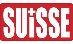  croix Suisse - 20x10cm - Autocollant(sticker)