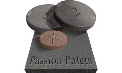 passion palets - 20x20cm - Autocollant(sticker)