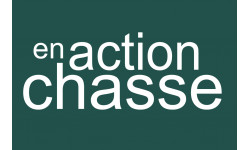 en action de chasse vert - 10x6.5cm - Autocollant(sticker)