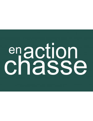 en action de chasse vert - 29x19.3cm - Autocollant(sticker)