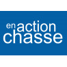 en action de chasse - 10x6.5cm - Autocollant(sticker)