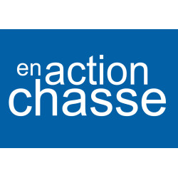 en action de chasse - 20x13.3cm - Sticker/autocollant