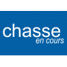 chasse en cours - 10x6.5cm - Autocollant(sticker)