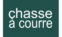 chasse à courre vert - 10x6.5cm - Autocollant(sticker)