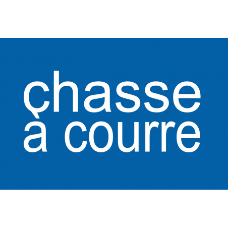 chasse à courre - 29x19.3cm - Autocollant(sticker)