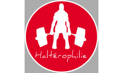 haltérophilie - 10cm - Autocollant(sticker)