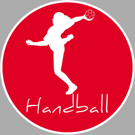 Handball - 20cm - Autocollant(sticker)