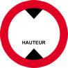 largeur de passage à noter - 20cm - Sticker/autocollant