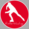 rollerblading - 5cm - Autocollant(sticker)