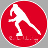 rollerblading - 20cm - Autocollant(sticker)
