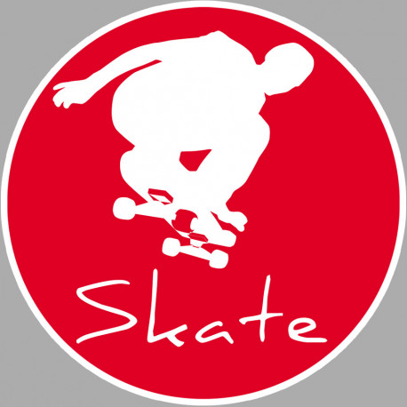 Skate - 10cm - Autocollant(sticker)