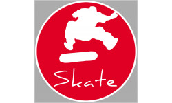 skate acrobatique - 20cm - Autocollant(sticker)