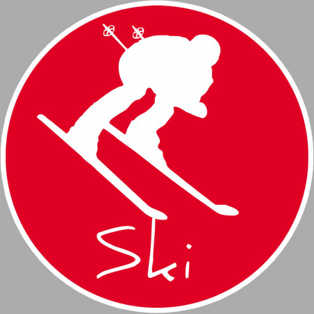 ski - 5cm - Autocollant(sticker)