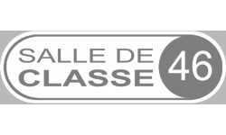 Autocollant (sticker): signaletique salle de classe