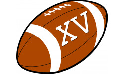 rugby à XV - 10x8cm - Autocollant(sticker)