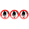 Alarme pour voilier - 3x5cm - Autocollant(sticker)