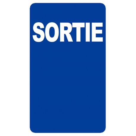 Sortie (25x15cm) - Autocollant(sticker)